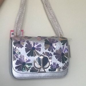Kate Spade nicola floral twistlock convertible chain
